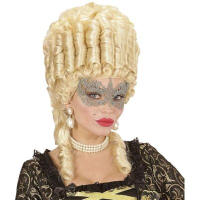 W WIDMANN MILANO Party Fashion Masker voor dames, metallic, ivoorkleurig W WIDMANN MILANO Party Fashion Masker voor dames, metallic, ivoorkleurig