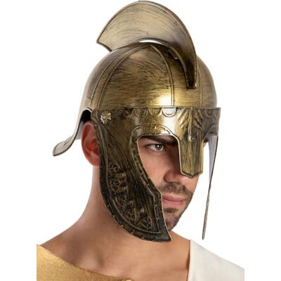 Funidelia Spartaanse helm voor dames en heren Rome, Gladiator, Centurion, culturen en tradities Accessoires voor volwassenen, kostuumaccessoires Bruin Funidelia Spartaanse helm voor dames en heren Rome, Gladiator, Centurion, culturen en tradities Accessoires voor volwassenen, kostuumaccessoires Bruin