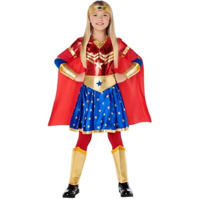 Boland Superheldinnenkostuum, carnavalskostuum voor themafeest, Halloween of carnaval, superheldenkostuumset Boland Superheldinnenkostuum, carnavalskostuum voor themafeest, Halloween of carnaval, superheldenkostuumset