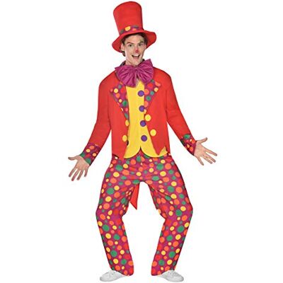 amscan Clownskostuum, kleurrijk, M amscan Clownskostuum, kleurrijk, M