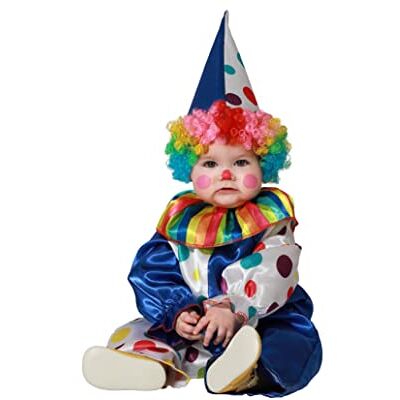 ATOSA baby clown kostuum harlekijn blauw 6-12 maanden ATOSA baby clown kostuum harlekijn blauw 6-12 maanden