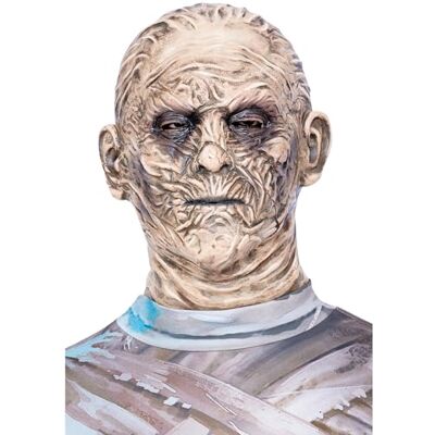 Smiffys 51660 Universal Monsters Mummy Latex masker, wit, één maat Smiffys 51660 Universal Monsters Mummy Latex masker, wit, één maat