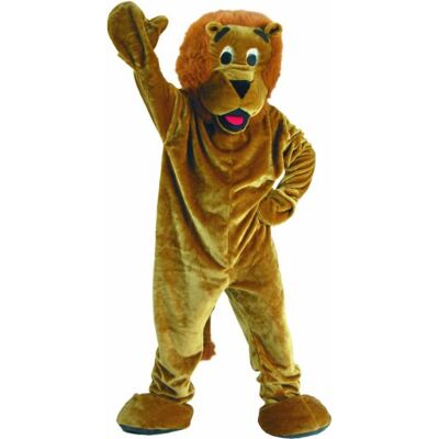 Dress Up America Brullend Leeuw Mascotte Kostuum voor Volwassenen Deluxe Leeuwenkostuum met Hoofd, Wanten en Schoenovertrekken Dress Up America Brullend Leeuw Mascotte Kostuum voor Volwassenen Deluxe Leeuwenkostuum met Hoofd, Wanten en Schoenovertrekken