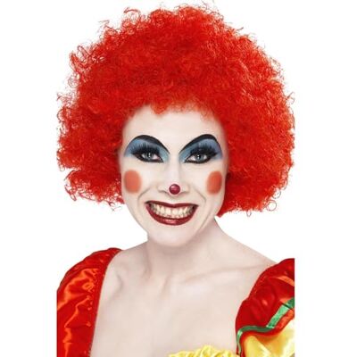 Smiffys Gekke clown pruik, rood, 120 g Smiffys Gekke clown pruik, rood, 120 g