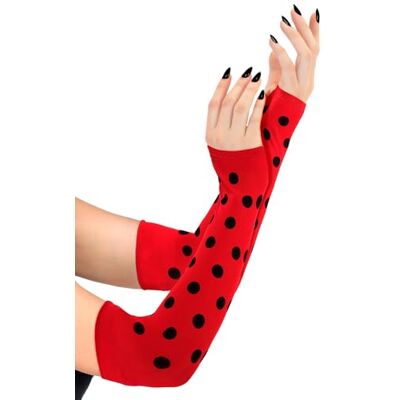 W WIDMANN MILANO Party Fashion Widmann Vingerloze handschoenen, feestdier, carnaval W WIDMANN MILANO Party Fashion Widmann Vingerloze handschoenen, feestdier, carnaval