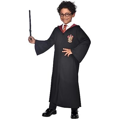 amscan 9911794 Harry Potter tovenaarskostuum voor kinderen van 4 tot 6 jaar amscan 9911794 Harry Potter tovenaarskostuum voor kinderen van 4 tot 6 jaar