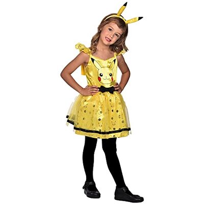 amscan CAT01 Pikachu kostuum voor meisjes, 10-12 jaar amscan CAT01 Pikachu kostuum voor meisjes, 10-12 jaar