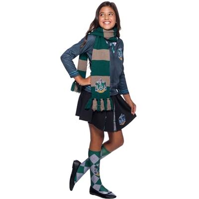 RUBIE'S RUBIES Harry Potter Luxe sjaal van Zwadderich, accessoires voor kinderkostuum, één maat, 6 jaar en ouder, gestreepte sjaal, voor Halloween, carnaval, cadeau-idee voor Kerstmis RUBIE'S RUBIES Harry Potter Luxe sjaal van Zwadderich, accessoires voor kinderkostuum, één maat, 6 jaar en ouder, gestreepte sjaal, voor Halloween, carnaval, cadeau-idee voor Kerstmis