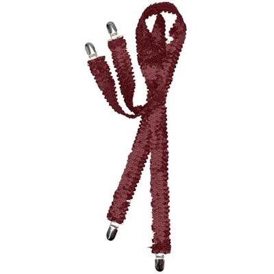 Bristol Novelty Novelty-BA1026 Ba1026 Bretels met pailletten, rood, eenkleurig, rood, eenheidsmaat Bristol Novelty Novelty-BA1026 Ba1026 Bretels met pailletten, rood, eenkleurig, rood, eenheidsmaat