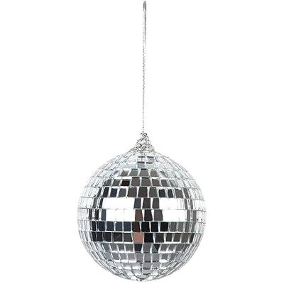 Boland 00700 Disco-ballenset, 6 stuks, diameter 8 cm, glanzend zilver, mozaïek, decoratie, feestplaats, disco, carnaval, themafeest Boland 00700 Disco-ballenset, 6 stuks, diameter 8 cm, glanzend zilver, mozaïek, decoratie, feestplaats, disco, carnaval, themafeest