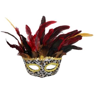 Boland 72218 Voodoo Marasa oogmasker carnaval accessoires Halloween themakostuum Boland 72218 Voodoo Marasa oogmasker carnaval accessoires Halloween themakostuum