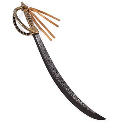 Bristol Novelty BA380 Pirate Cutlass Deluxe zwaard, uniseks, volwassenen, 76,2 cm Bristol Novelty BA380 Pirate Cutlass Deluxe zwaard, uniseks, volwassenen, 76,2 cm