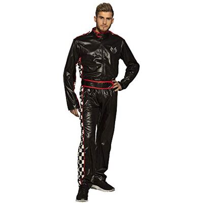 Boland 83884 racepak voor volwassenen overall en riem voor heren racepak overall carnavalskostuum themafeest Boland 83884 racepak voor volwassenen overall en riem voor heren racepak overall carnavalskostuum themafeest