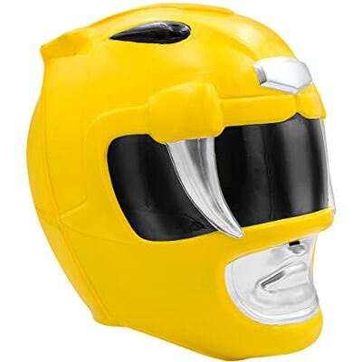 Funidelia Gele Power Ranger-helm voor dames, verkleedaccessoires voor volwassenen Funidelia Gele Power Ranger-helm voor dames, verkleedaccessoires voor volwassenen