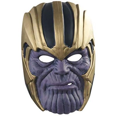 RUBIE'S Avengers officieel masker van kunststof, Thanos Halloween RUBIE'S Avengers officieel masker van kunststof, Thanos Halloween