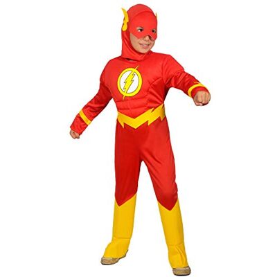 Ciao The Flash origineel DC Comics babykostuum (maat 5-7 jaar) Ciao The Flash origineel DC Comics babykostuum (maat 5-7 jaar)