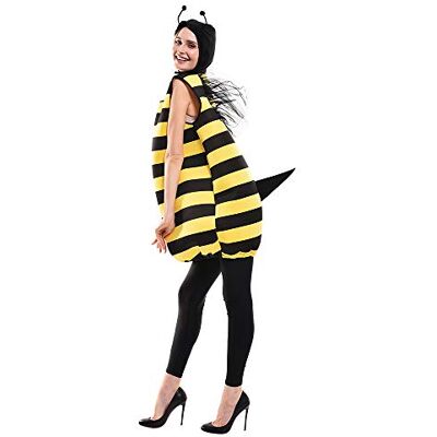 EraSpooky Volwassen Bumble Bee Kostuum Party Cosplay Fancy Dress EraSpooky Volwassen Bumble Bee Kostuum Party Cosplay Fancy Dress