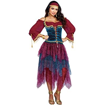 Dreamgirl 10669 Gitan-kostuum, rood, maat XL Dreamgirl 10669 Gitan-kostuum, rood, maat XL