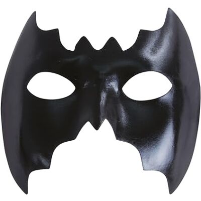 P'tit Clown 12001 Black Bat Wolf Adult Vleermuiswolf Zwart Verkleedmasker voor volwassenen Perfect voor carnaval, kostuumfeesten en thema-evenementen P'tit Clown 12001 Black Bat Wolf Adult Vleermuiswolf Zwart Verkleedmasker voor volwassenen Perfect voor carnaval, kostuumfeesten en thema-evenementen