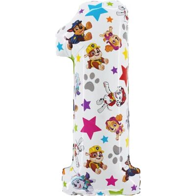 Toyland ® Paw Patrol cijferballon van 71 cm cijfers 1 tot 6 beschikbaar feestballonnen voor kinderen Toyland ® Paw Patrol cijferballon van 71 cm cijfers 1 tot 6 beschikbaar feestballonnen voor kinderen
