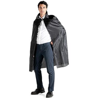 Ciao Kostuum cape, kleur zwart, volwassenen, 19070 Ciao Kostuum cape, kleur zwart, volwassenen, 19070