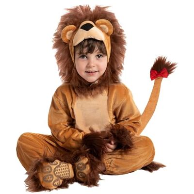 Spooktacular Creations Realistisch bruin leeuwenkostuum voor baby's met babylaarzen voor peuters, Halloween en dierenfeest (6-12 maanden) Spooktacular Creations Realistisch bruin leeuwenkostuum voor baby's met babylaarzen voor peuters, Halloween en dierenfeest (6-12 maanden)