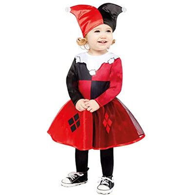 amscan Warner Bros 9907672 Officieel Harley Quinn kinderkostuum 6-12 maanden amscan Warner Bros 9907672 Officieel Harley Quinn kinderkostuum 6-12 maanden