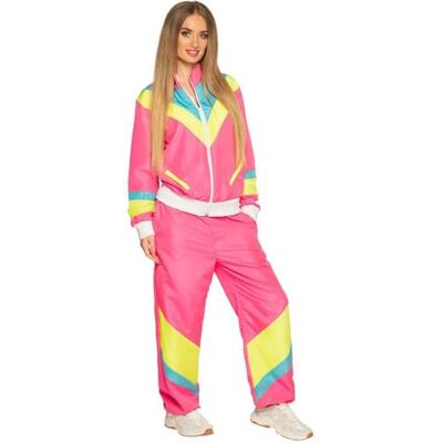 Boland 88531 Jaren 80 trainingspak met zakken, jas en broek, campingpak, joggen, vrijgezellenfeest, retrostijl, sportief, groepskostuum, feest Boland 88531 Jaren 80 trainingspak met zakken, jas en broek, campingpak, joggen, vrijgezellenfeest, retrostijl, sportief, groepskostuum, feest