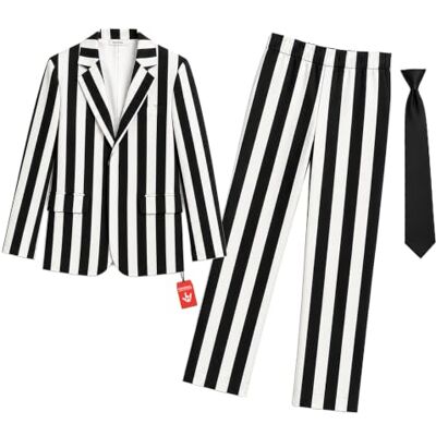 Fun Shack cCCostume Halloween kostuum horrorfilm personage zwart/wit XL Fun Shack cCCostume Halloween kostuum horrorfilm personage zwart/wit XL