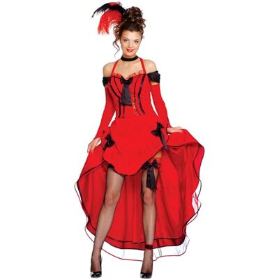 FIESTAS GUIRCA Can-Can kostuum volwassenen dames FIESTAS GUIRCA Can-Can kostuum volwassenen dames