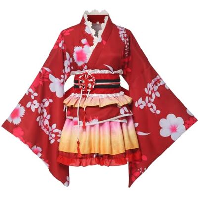 GRACEART Japanse jurk, kimono, anime, cosplay-kostuum, jurk GRACEART Japanse jurk, kimono, anime, cosplay-kostuum, jurk