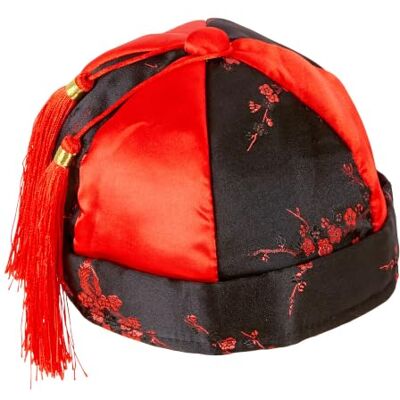 W WIDMANN MILANO Party Fashion Widmann 10672 10672 Chinese hoed, mandarijn, feesthoed, carnaval, heren, meerkleurig, één maat W WIDMANN MILANO Party Fashion Widmann 10672 10672 Chinese hoed, mandarijn, feesthoed, carnaval, heren, meerkleurig, één maat