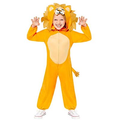 amscan 9908794 Onesie, kostuum met leeuwenprint, 3-4 jaar, geel, 3 jaar, Geel. amscan 9908794 Onesie, kostuum met leeuwenprint, 3-4 jaar, geel, 3 jaar, Geel.