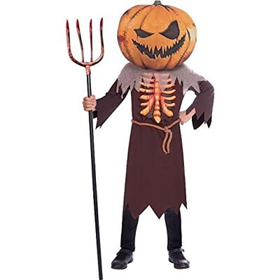 amscan 9907139 griezelig pompoenkostuum voor kinderen amscan 9907139 griezelig pompoenkostuum voor kinderen