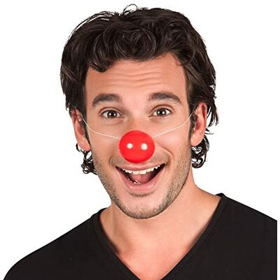Boland 42057 Clownneus met elastiek, 6-delige set, kostuumaccessoires, accessoires voor carnavalskostuum, themafeest of vrijgezellenfeest Boland 42057 Clownneus met elastiek, 6-delige set, kostuumaccessoires, accessoires voor carnavalskostuum, themafeest of vrijgezellenfeest