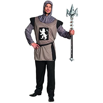 Boland 83809 volwassenen kostuum ridder gala outfit, zwart Boland 83809 volwassenen kostuum ridder gala outfit, zwart