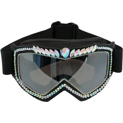 Boland 02708 Galaxy skibril met spiegelglazen kostuumaccessoires voor carnaval en themafeest feestbril Boland 02708 Galaxy skibril met spiegelglazen kostuumaccessoires voor carnaval en themafeest feestbril