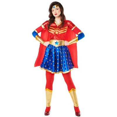 Boland Superheldinnenkostuum, carnavalskostuum voor themafeest, Halloween of carnaval, superheldenkostuumset Boland Superheldinnenkostuum, carnavalskostuum voor themafeest, Halloween of carnaval, superheldenkostuumset