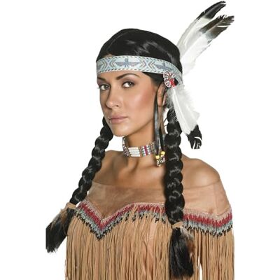 Smiffys Native American geïnspireerde pruik Smiffys Native American geïnspireerde pruik