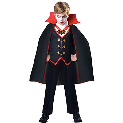 amscan 9907417 Dracula-kostuum voor kinderen, meerkleurig, 3-4 jaar amscan 9907417 Dracula-kostuum voor kinderen, meerkleurig, 3-4 jaar