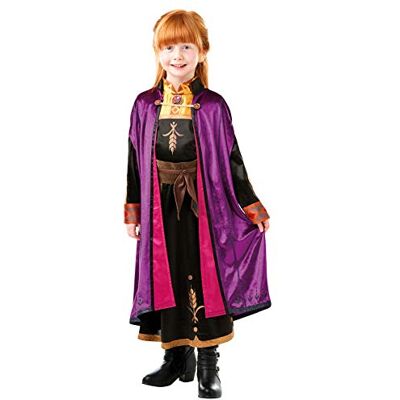 Disney RUBIE'S Officieel luxe kostuum – Anna Frozen 2, kinderen, I-300507M, maat M 5 tot 6 jaar Disney RUBIE'S Officieel luxe kostuum – Anna Frozen 2, kinderen, I-300507M, maat M 5 tot 6 jaar