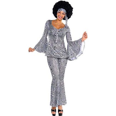 amscan 9907252 Dancing Queen Disco kostuum dames maat 46-48 amscan 9907252 Dancing Queen Disco kostuum dames maat 46-48