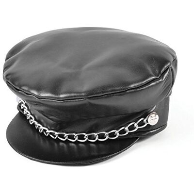 Bristol Novelty BH159 Hoofdaccessoire Punkpet 1 stuk Zwart Eén maat Volwassen leer, Heren Bristol Novelty BH159 Hoofdaccessoire Punkpet 1 stuk Zwart Eén maat Volwassen leer, Heren