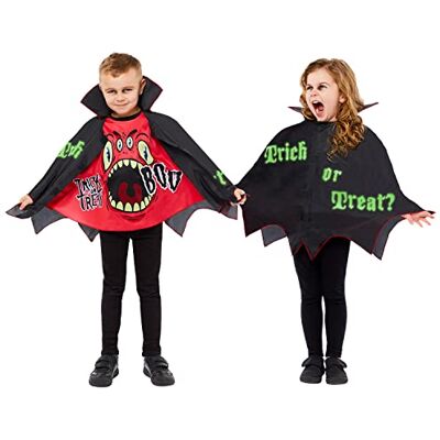 amscan 9917843 Halloween cape voor kinderen, uniseks, meerkleurig, 8-12 jaar amscan 9917843 Halloween cape voor kinderen, uniseks, meerkleurig, 8-12 jaar