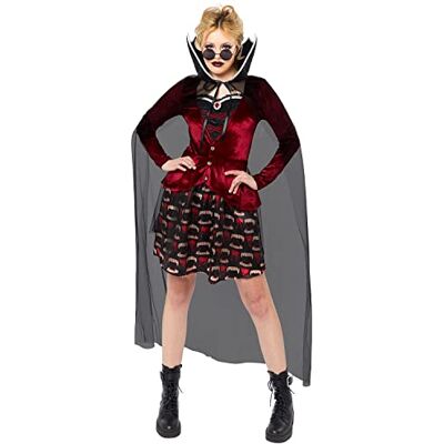 amscan Halloween vampierkostuum voor dames, meerkleurig, maat 40-42, 9917914 amscan Halloween vampierkostuum voor dames, meerkleurig, maat 40-42, 9917914