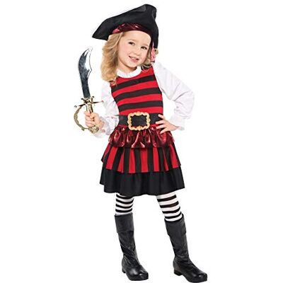 amscan (997042 Little Lass piratenkostuum voor kinderen, 4-6 jaar) amscan (997042 Little Lass piratenkostuum voor kinderen, 4-6 jaar)