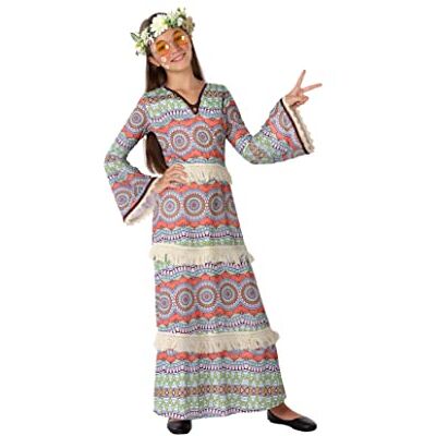 ATOSA Hippie-kostuum voor meisjes, bruin, kinderen ATOSA Hippie-kostuum voor meisjes, bruin, kinderen