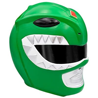 Funidelia Groene Power Ranger helm voor heren, verkleedaccessoires voor volwassenen Funidelia Groene Power Ranger helm voor heren, verkleedaccessoires voor volwassenen