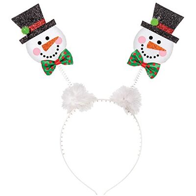 amscan 397672-55 haarband voor Kerstmis, sneeuwpop amscan 397672-55 haarband voor Kerstmis, sneeuwpop