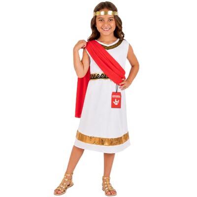 Fun Shack Kostuum voor meisjes, Griekse godin, Romeins, kostuum voor kinderen, carnaval, mythologie, L Fun Shack Kostuum voor meisjes, Griekse godin, Romeins, kostuum voor kinderen, carnaval, mythologie, L